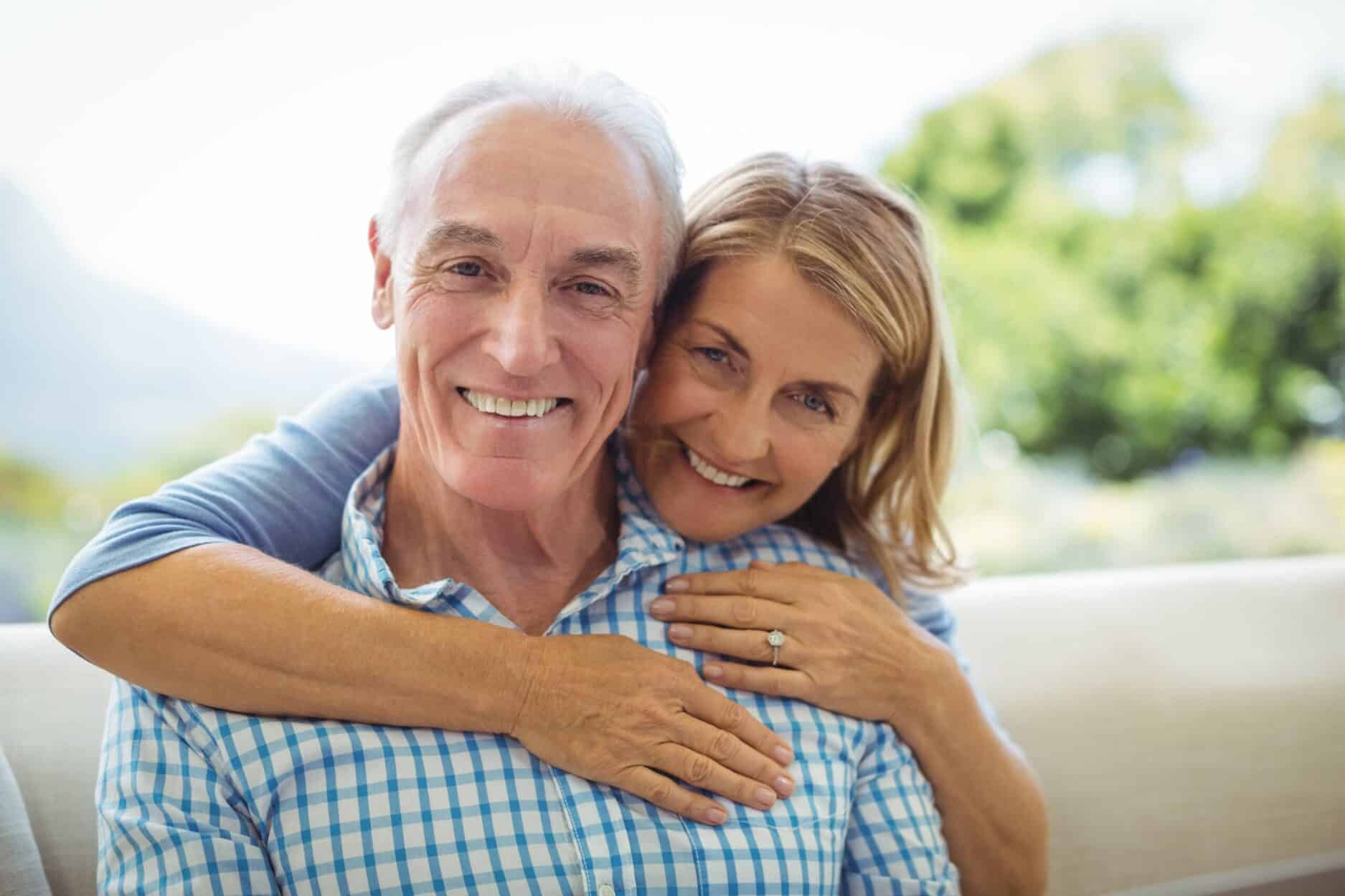 Man Happy After Total Knee Replacement At-Home Recovery