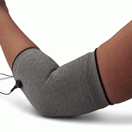 conductive elbow sleeve with electrodes